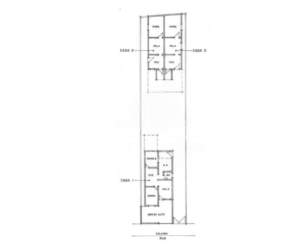 Foto de Parte Ideal de 1/4 do Terreno 450,00m². com 3 Casas Térreas - Santo André